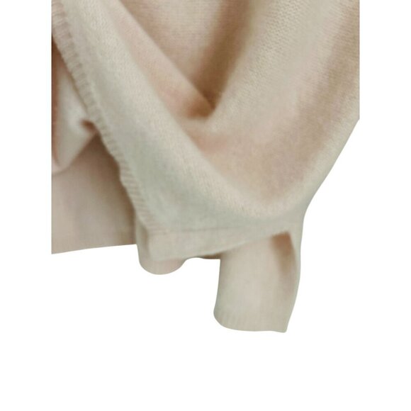 The Cashmere Project 2-ply Cashmere Turtleneck Pale Pink Sweater - Picture 6 of 8